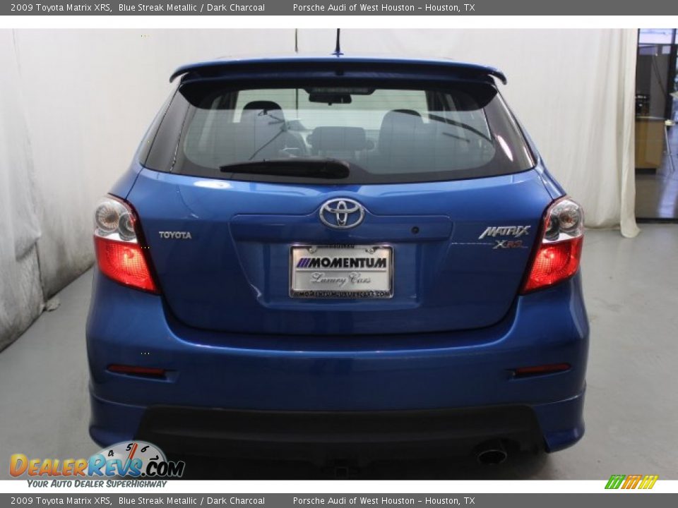 2009 Toyota Matrix XRS Blue Streak Metallic / Dark Charcoal Photo #5