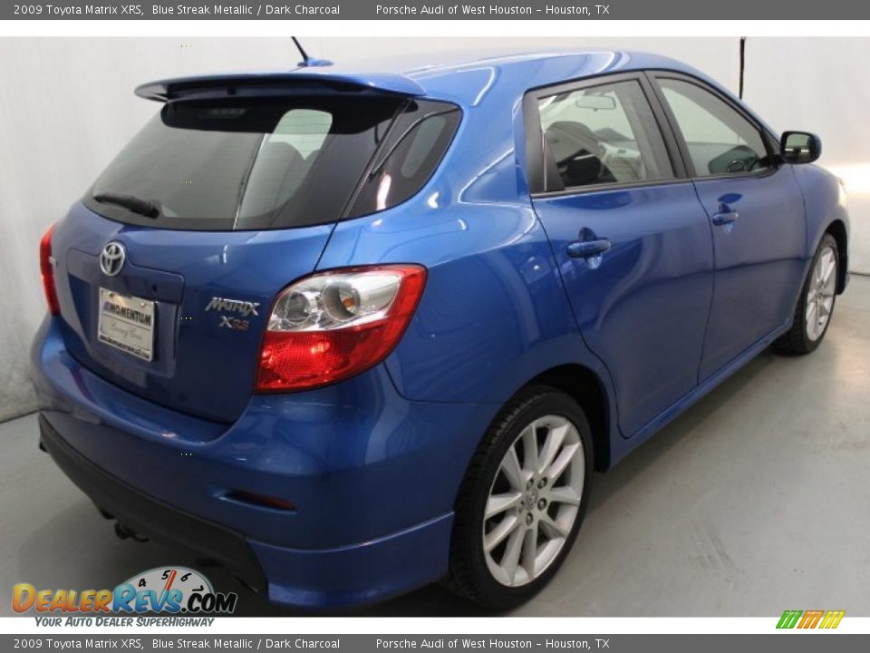 2009 Toyota Matrix XRS Blue Streak Metallic / Dark Charcoal Photo #6