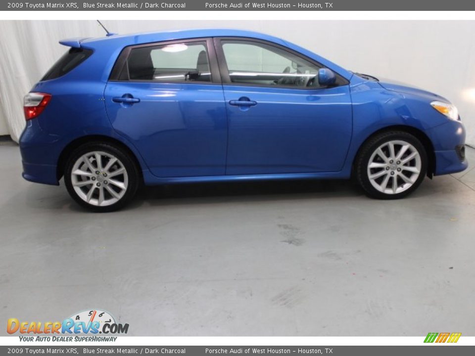 2009 Toyota Matrix XRS Blue Streak Metallic / Dark Charcoal Photo #7
