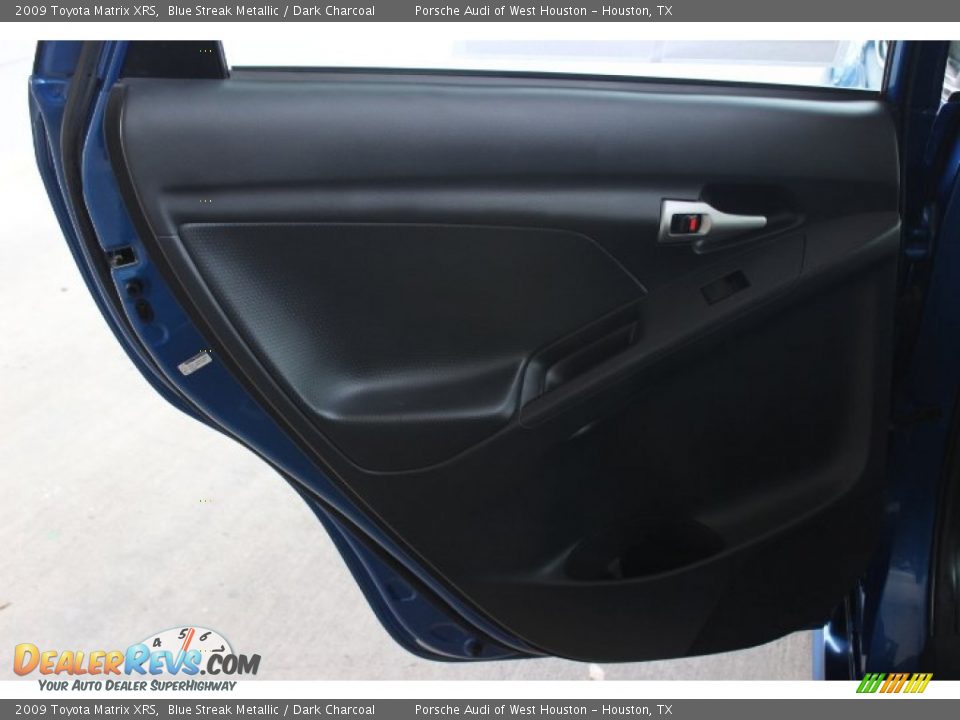 2009 Toyota Matrix XRS Blue Streak Metallic / Dark Charcoal Photo #26
