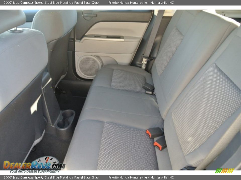 2007 Jeep Compass Sport Steel Blue Metallic / Pastel Slate Gray Photo #18