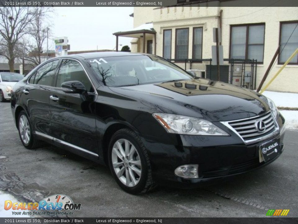 2011 Lexus ES 350 Obsidian Black / Black Photo #3