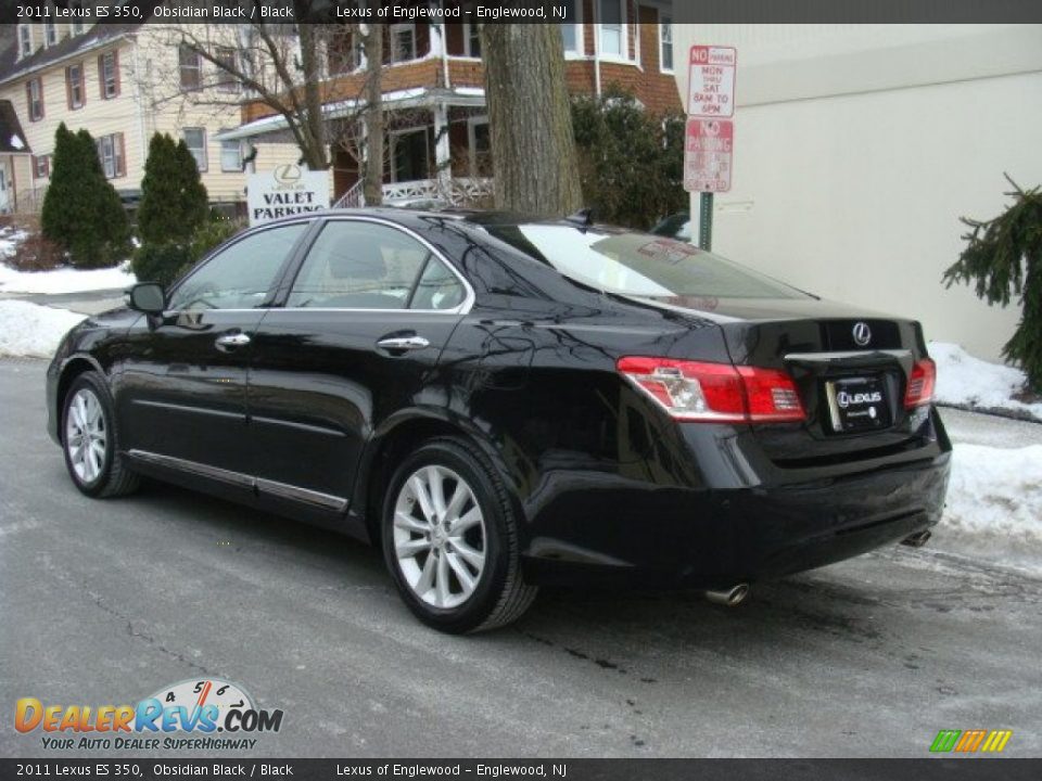 2011 Lexus ES 350 Obsidian Black / Black Photo #4