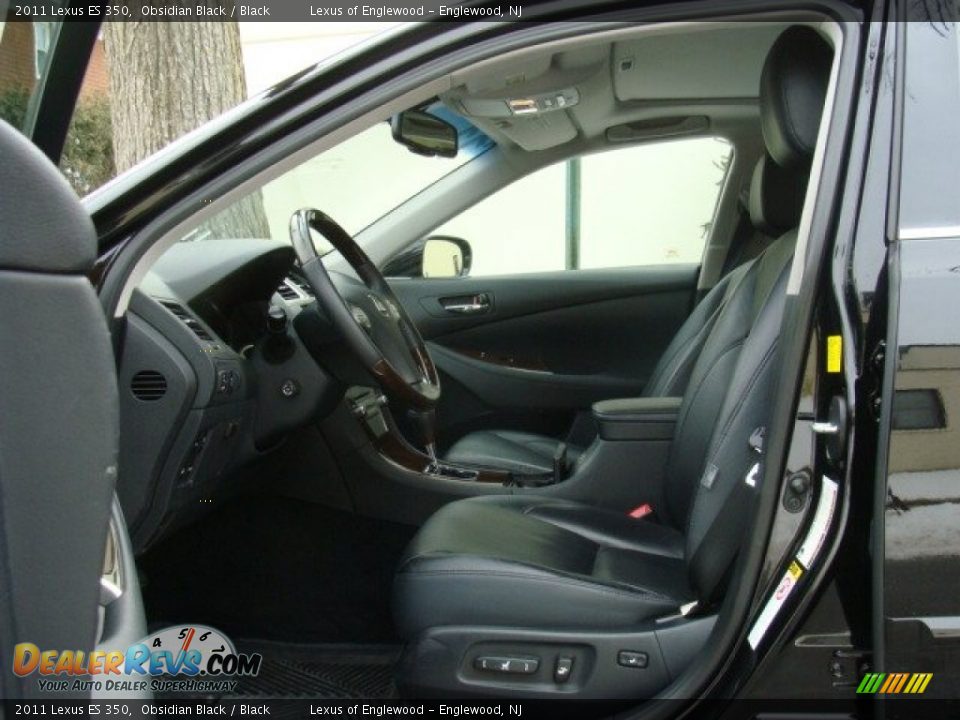 2011 Lexus ES 350 Obsidian Black / Black Photo #7