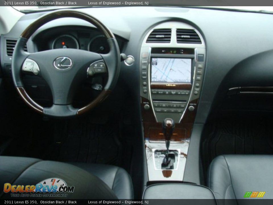 2011 Lexus ES 350 Obsidian Black / Black Photo #9