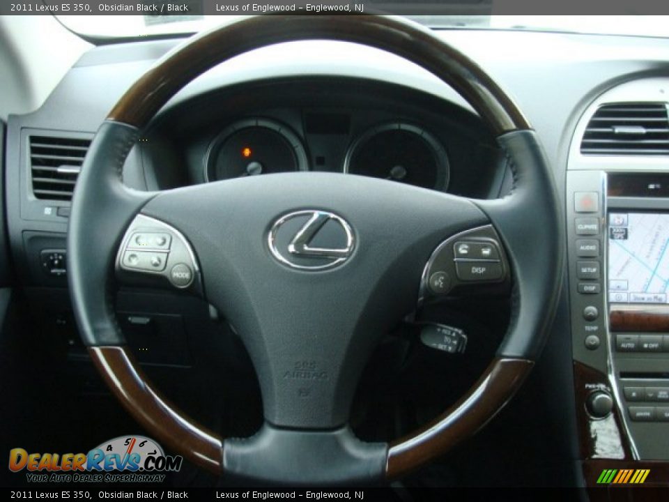 2011 Lexus ES 350 Obsidian Black / Black Photo #11