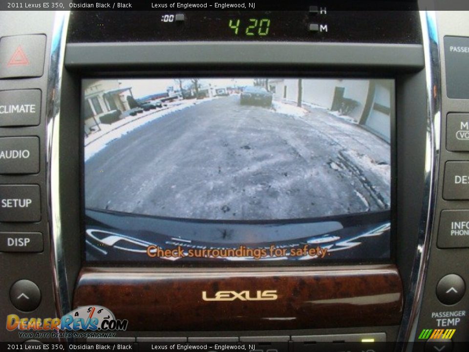 2011 Lexus ES 350 Obsidian Black / Black Photo #16