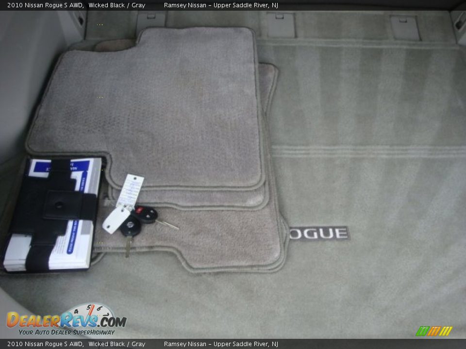 2010 Nissan Rogue S AWD Wicked Black / Gray Photo #27