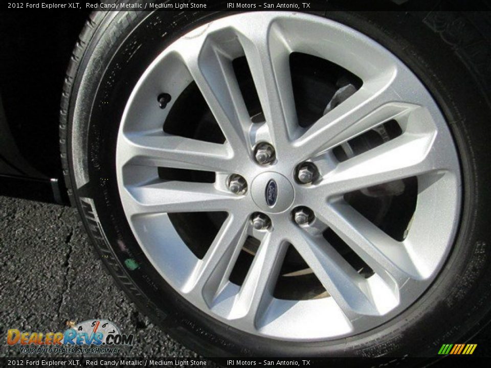 2012 Ford Explorer XLT Red Candy Metallic / Medium Light Stone Photo #4