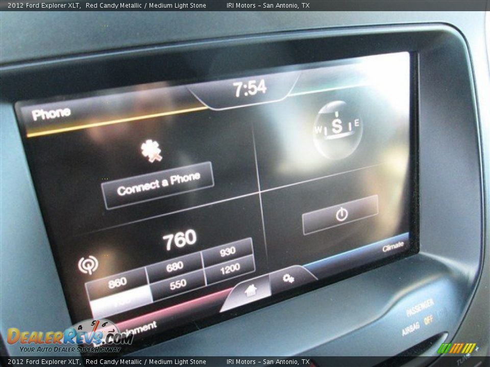 2012 Ford Explorer XLT Red Candy Metallic / Medium Light Stone Photo #17