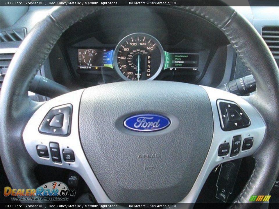 2012 Ford Explorer XLT Red Candy Metallic / Medium Light Stone Photo #21