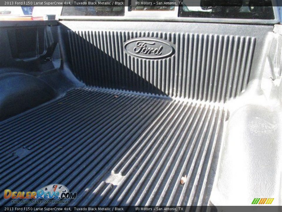 2013 Ford F150 Lariat SuperCrew 4x4 Tuxedo Black Metallic / Black Photo #8