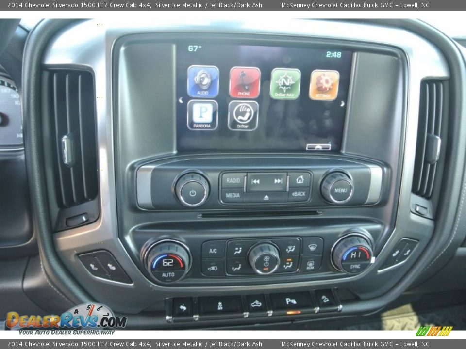 2014 Chevrolet Silverado 1500 LTZ Crew Cab 4x4 Silver Ice Metallic / Jet Black/Dark Ash Photo #12