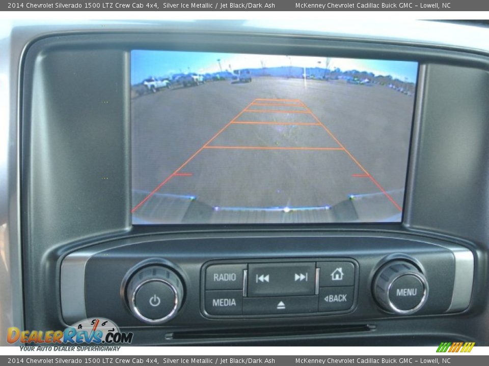 2014 Chevrolet Silverado 1500 LTZ Crew Cab 4x4 Silver Ice Metallic / Jet Black/Dark Ash Photo #13