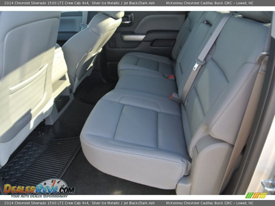 2014 Chevrolet Silverado 1500 LTZ Crew Cab 4x4 Silver Ice Metallic / Jet Black/Dark Ash Photo #17