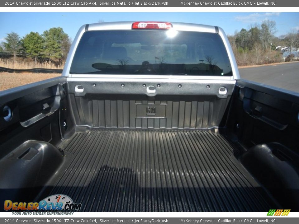 2014 Chevrolet Silverado 1500 LTZ Crew Cab 4x4 Silver Ice Metallic / Jet Black/Dark Ash Photo #18