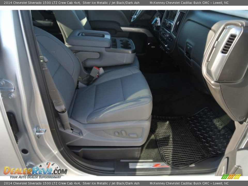 2014 Chevrolet Silverado 1500 LTZ Crew Cab 4x4 Silver Ice Metallic / Jet Black/Dark Ash Photo #19
