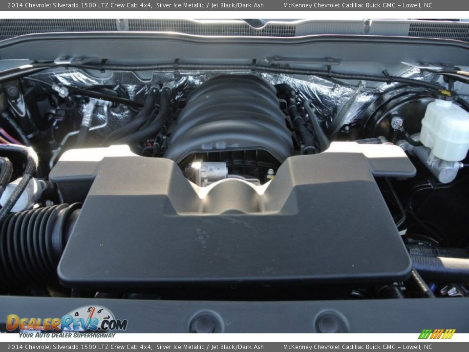 2014 Chevrolet Silverado 1500 LTZ Crew Cab 4x4 Silver Ice Metallic / Jet Black/Dark Ash Photo #22