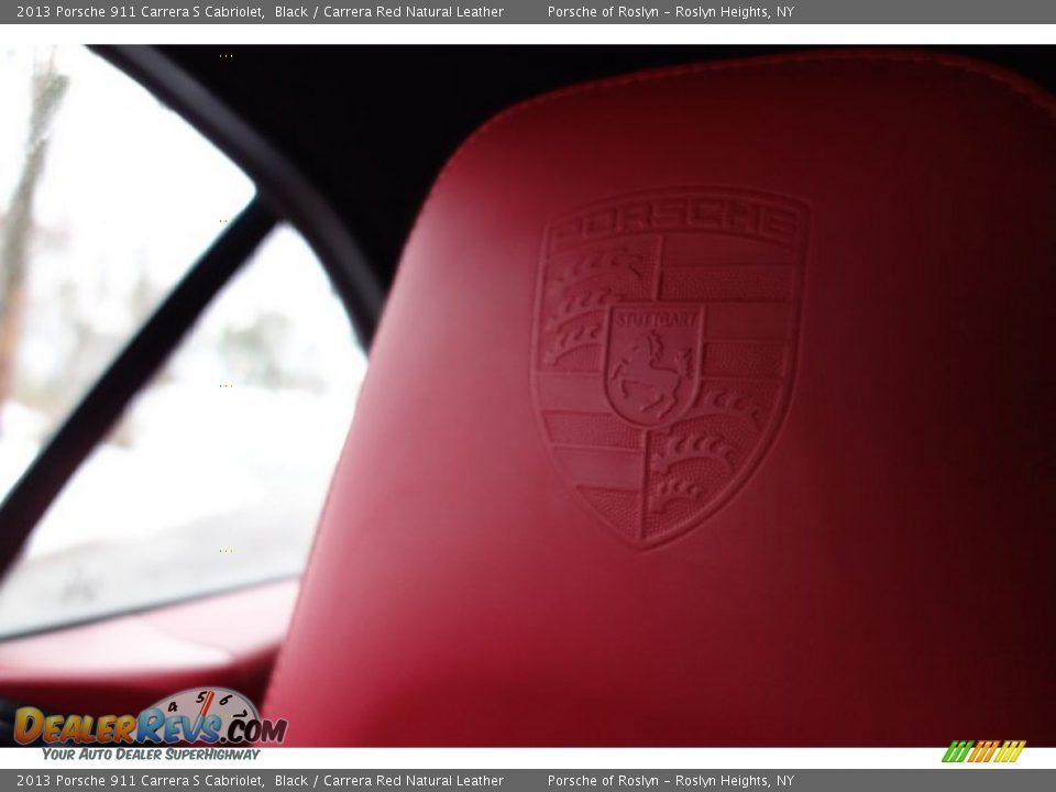 2013 Porsche 911 Carrera S Cabriolet Black / Carrera Red Natural Leather Photo #23