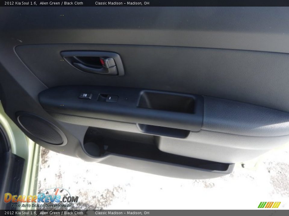 2012 Kia Soul 1.6 Alien Green / Black Cloth Photo #10