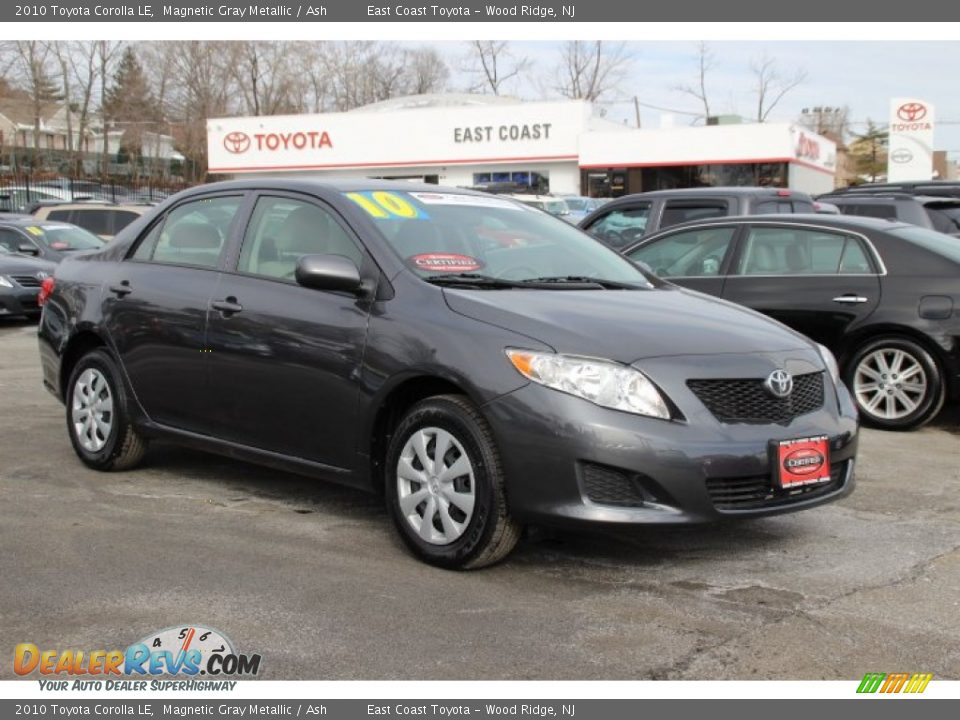 2010 Toyota Corolla LE Magnetic Gray Metallic / Ash Photo #1