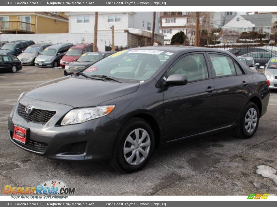 2010 Toyota Corolla LE Magnetic Gray Metallic / Ash Photo #3