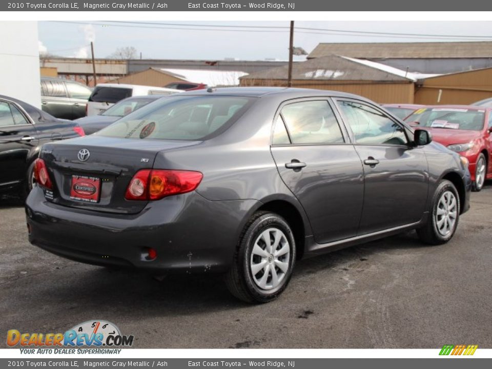 2010 Toyota Corolla LE Magnetic Gray Metallic / Ash Photo #4