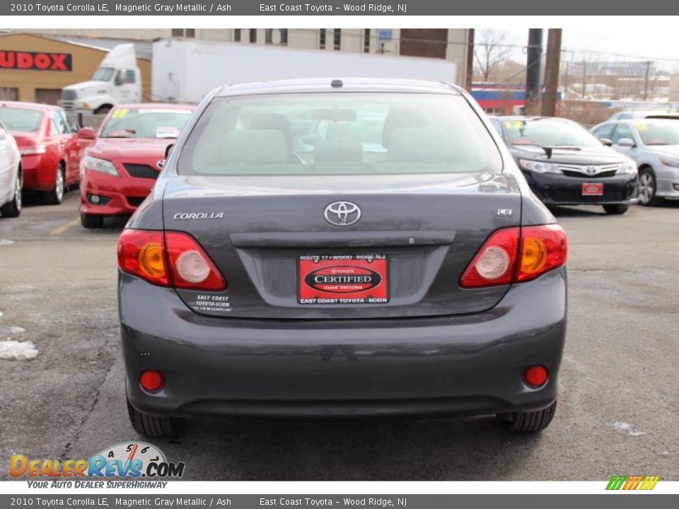2010 Toyota Corolla LE Magnetic Gray Metallic / Ash Photo #5