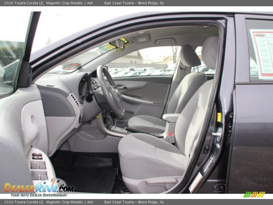 2010 Toyota Corolla LE Magnetic Gray Metallic / Ash Photo #7