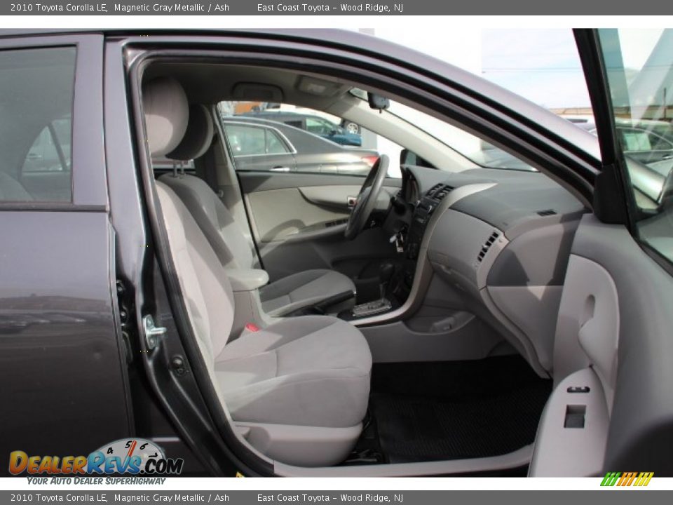 2010 Toyota Corolla LE Magnetic Gray Metallic / Ash Photo #8