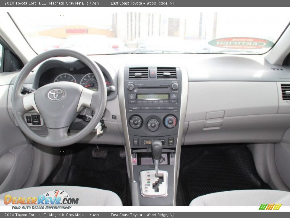2010 Toyota Corolla LE Magnetic Gray Metallic / Ash Photo #10