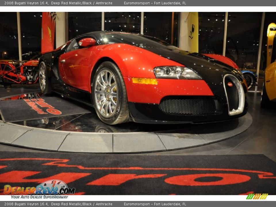 2008 Bugatti Veyron 16.4 Deep Red Metallic/Black / Anthracite Photo #1