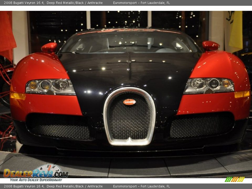 2008 Bugatti Veyron 16.4 Deep Red Metallic/Black / Anthracite Photo #2