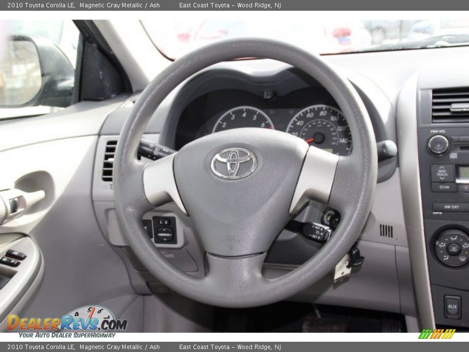 2010 Toyota Corolla LE Magnetic Gray Metallic / Ash Photo #13