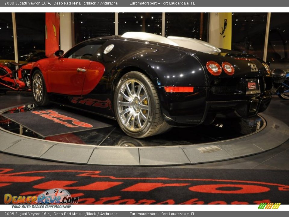 2008 Bugatti Veyron 16.4 Deep Red Metallic/Black / Anthracite Photo #4