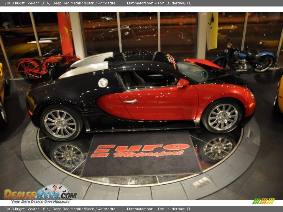 2008 Bugatti Veyron 16.4 Deep Red Metallic/Black / Anthracite Photo #7