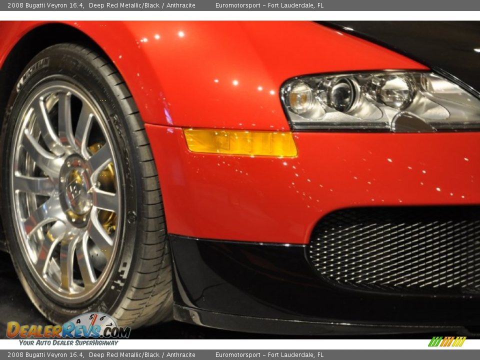 2008 Bugatti Veyron 16.4 Deep Red Metallic/Black / Anthracite Photo #9