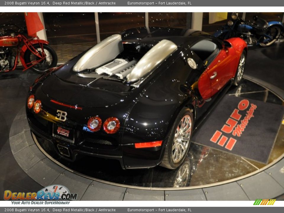 2008 Bugatti Veyron 16.4 Deep Red Metallic/Black / Anthracite Photo #10