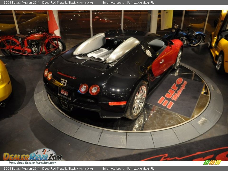 2008 Bugatti Veyron 16.4 Deep Red Metallic/Black / Anthracite Photo #12