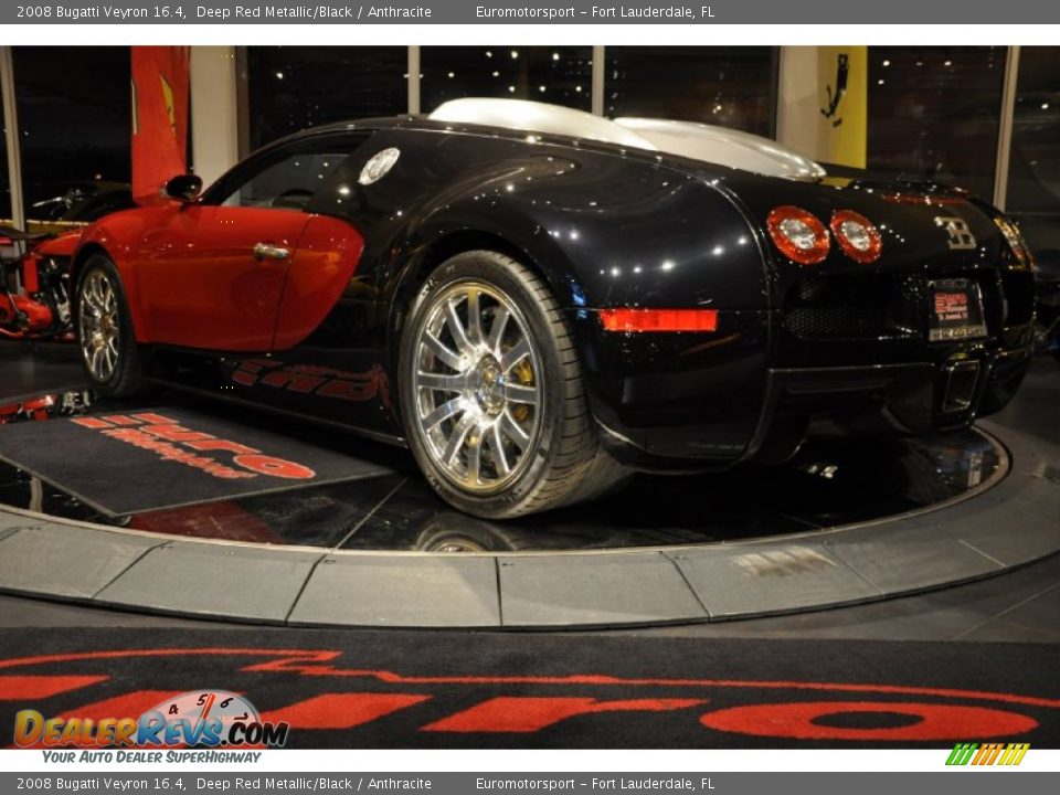 2008 Bugatti Veyron 16.4 Deep Red Metallic/Black / Anthracite Photo #25