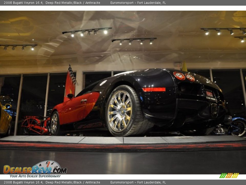 2008 Bugatti Veyron 16.4 Deep Red Metallic/Black / Anthracite Photo #26