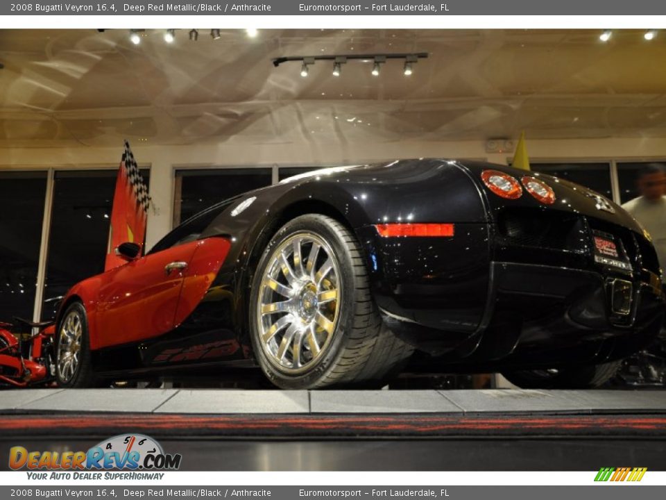 2008 Bugatti Veyron 16.4 Deep Red Metallic/Black / Anthracite Photo #27