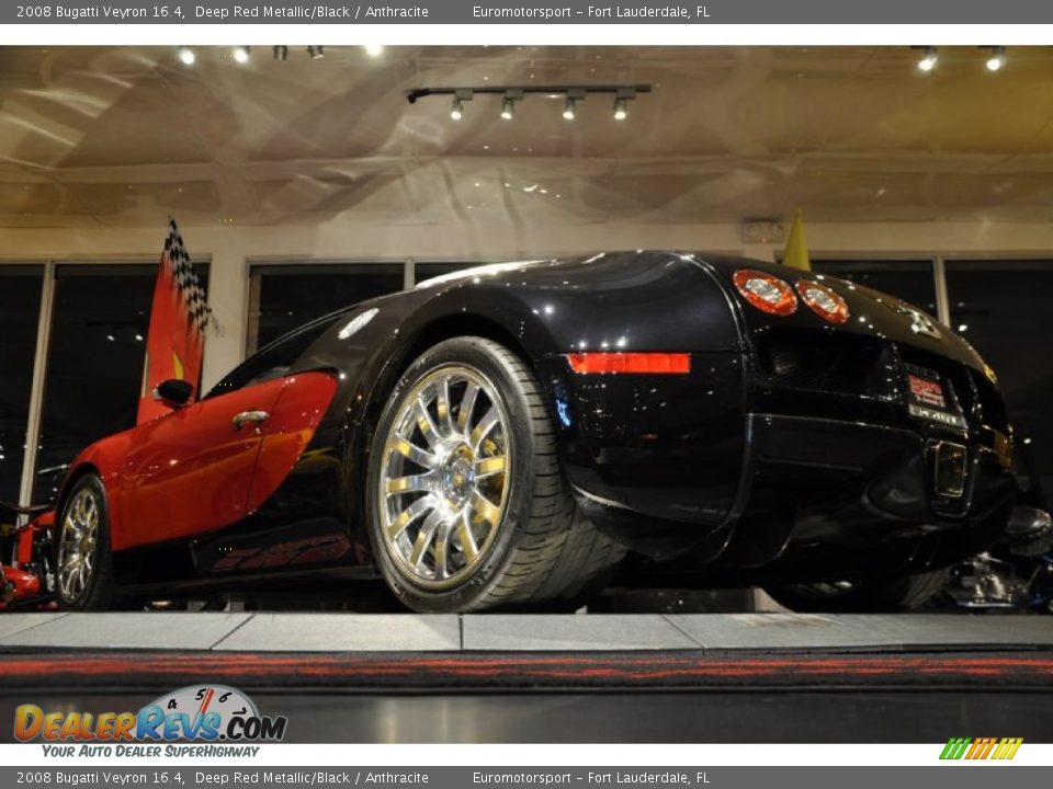 2008 Bugatti Veyron 16.4 Deep Red Metallic/Black / Anthracite Photo #28