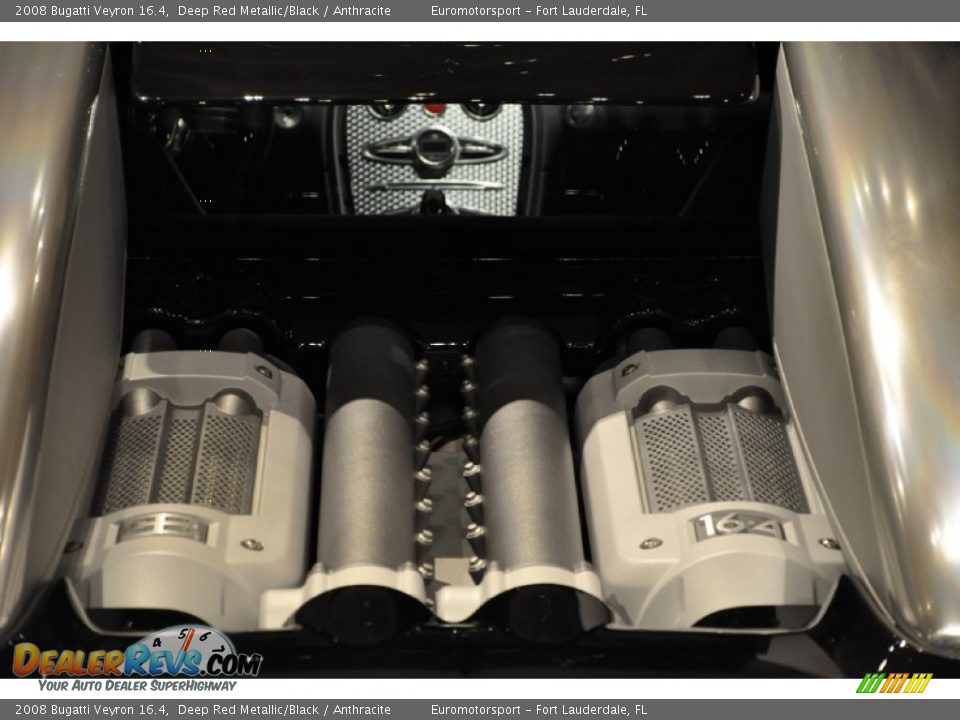2008 Bugatti Veyron 16.4 Deep Red Metallic/Black / Anthracite Photo #31