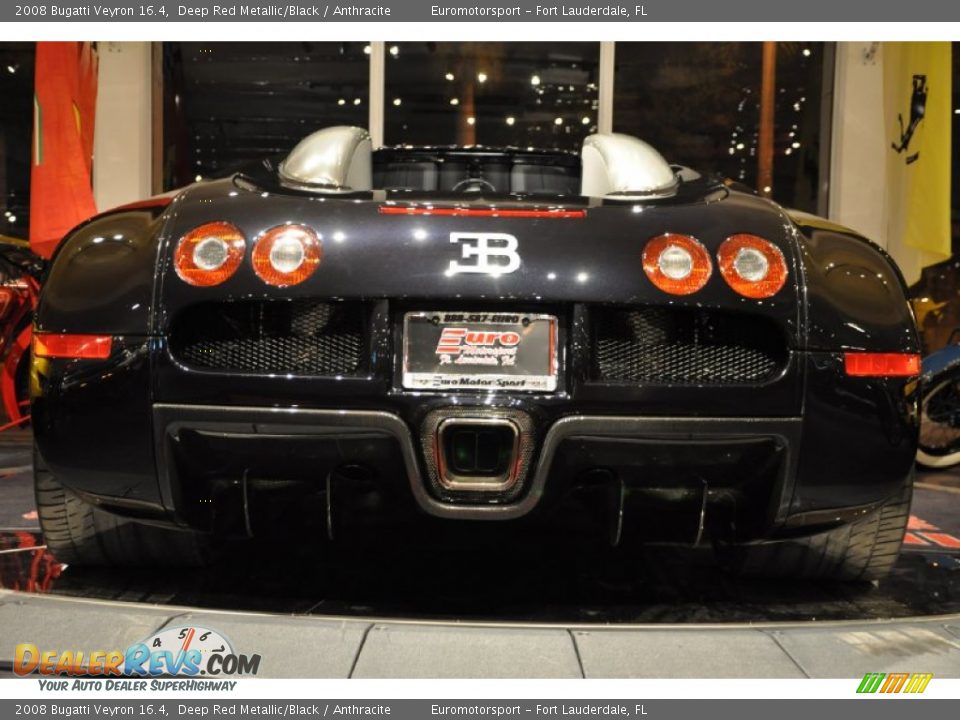 2008 Bugatti Veyron 16.4 Deep Red Metallic/Black / Anthracite Photo #32