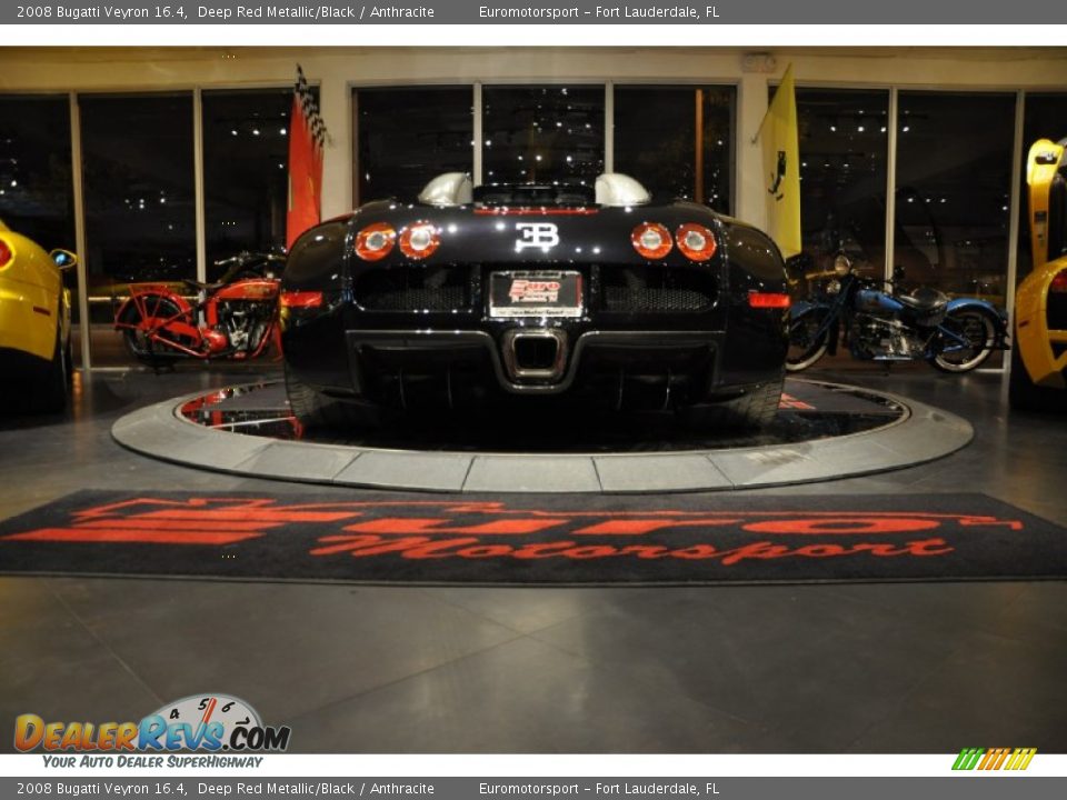 2008 Bugatti Veyron 16.4 Deep Red Metallic/Black / Anthracite Photo #33
