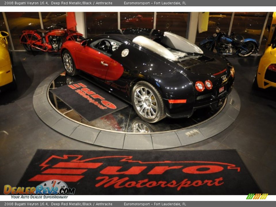 2008 Bugatti Veyron 16.4 Deep Red Metallic/Black / Anthracite Photo #38