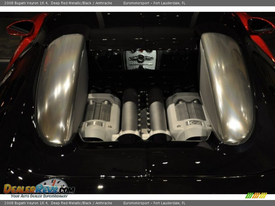 2008 Bugatti Veyron 16.4 8.0 Liter Quad-Turbocharged DOHC 64-Valve VVT W16 Engine Photo #39