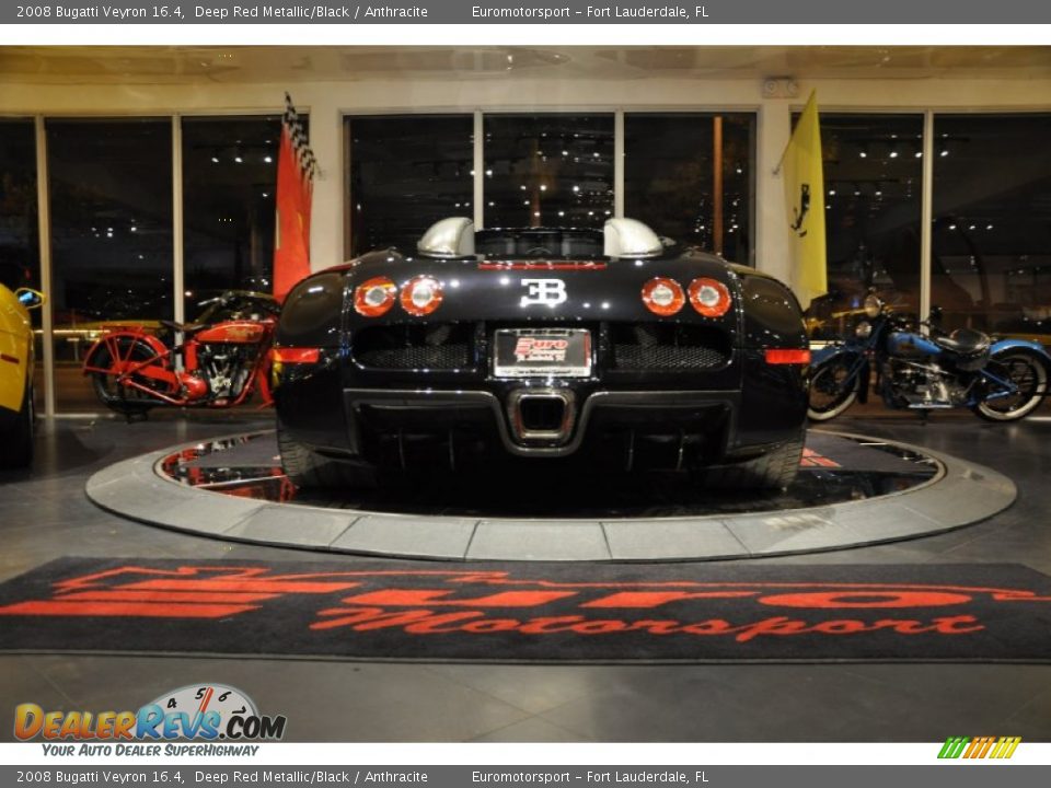 2008 Bugatti Veyron 16.4 Deep Red Metallic/Black / Anthracite Photo #40