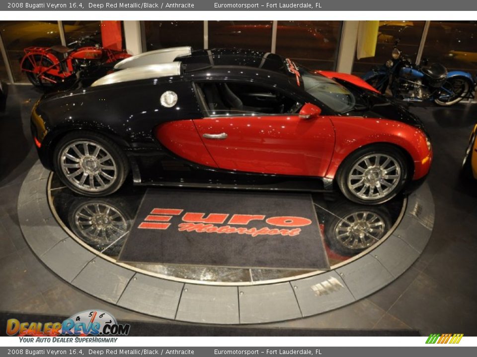 2008 Bugatti Veyron 16.4 Deep Red Metallic/Black / Anthracite Photo #42